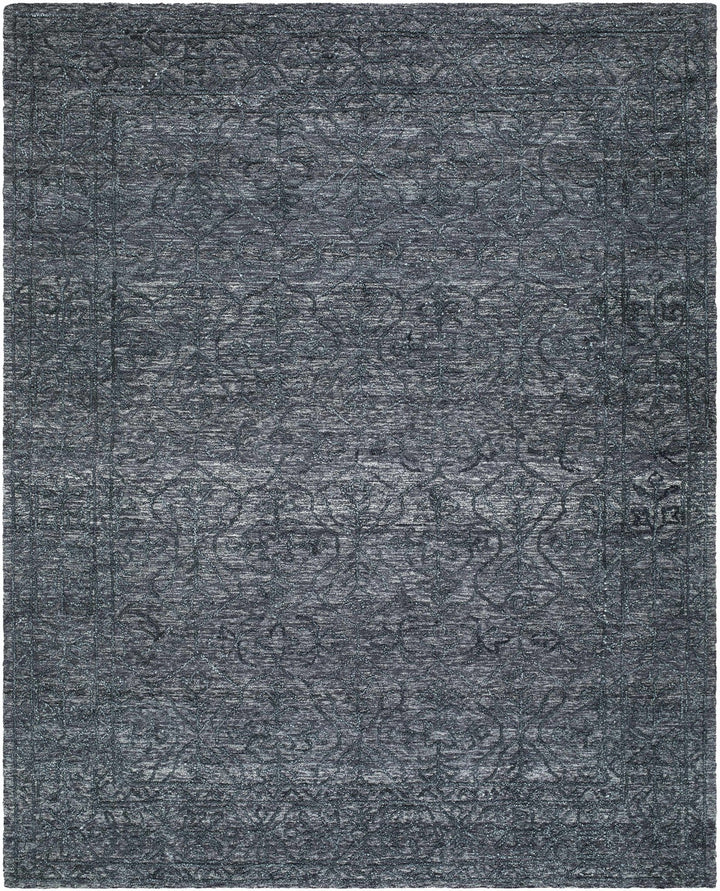 Yadid Traditional Style Charcoal And Gray Wool Area Rug - The Rug Decor