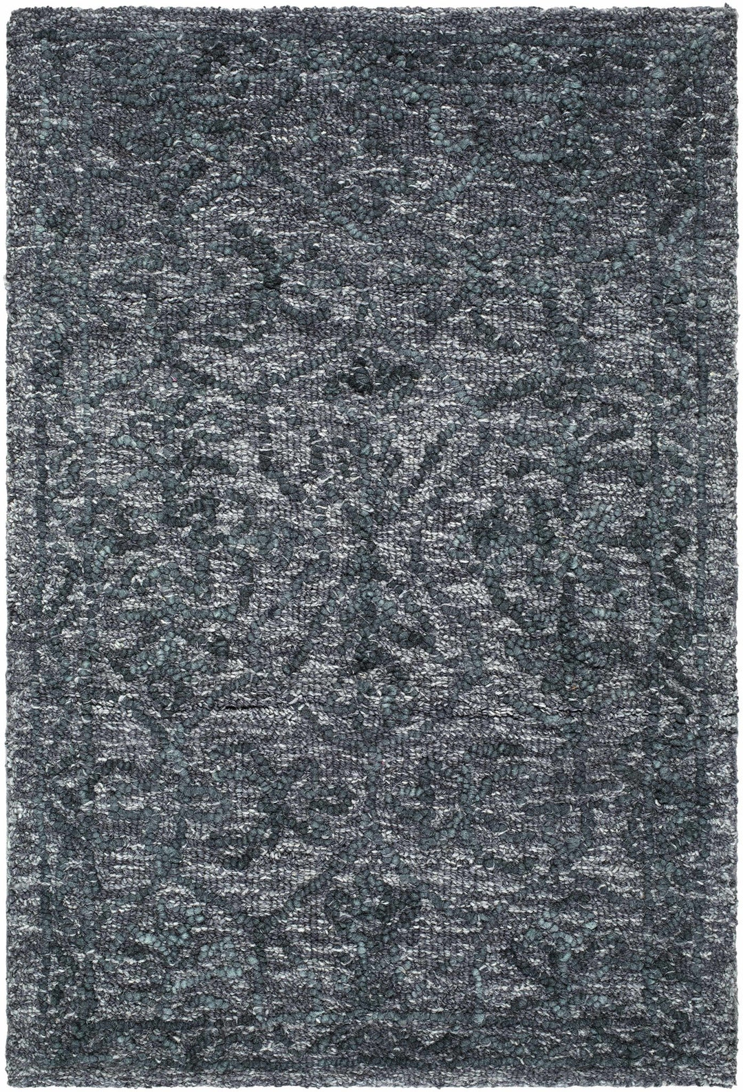 Yadid Traditional Style Charcoal And Gray Wool Area Rug - The Rug Decor