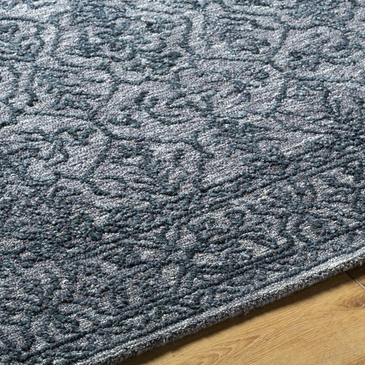 Yadid Traditional Style Charcoal And Gray Wool Area Rug - The Rug Decor
