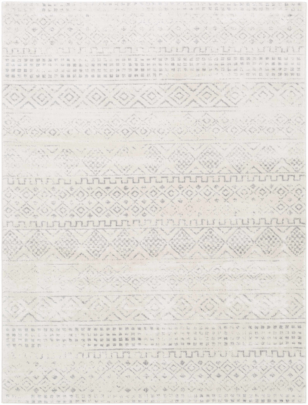 Yamanto Modern Style Ivory And Gray Area Rug