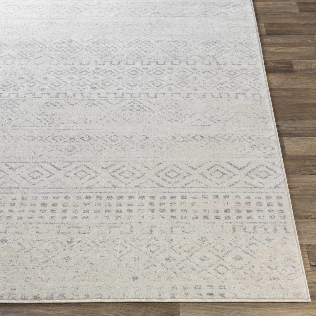 Yamanto Modern Style Ivory And Gray Area Rug