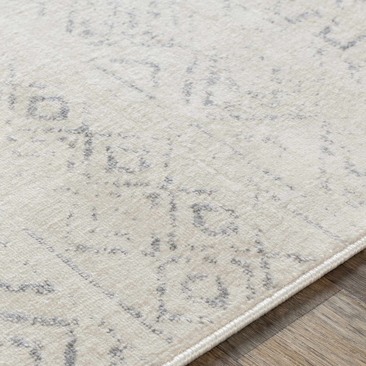 Yamanto Modern Style Ivory And Gray Area Rug