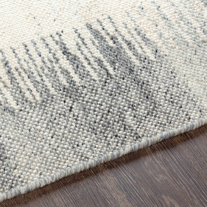 Yamachiche Modern Style Ivory And Charcoal Hand Woven Area Rug - The Rug Decor