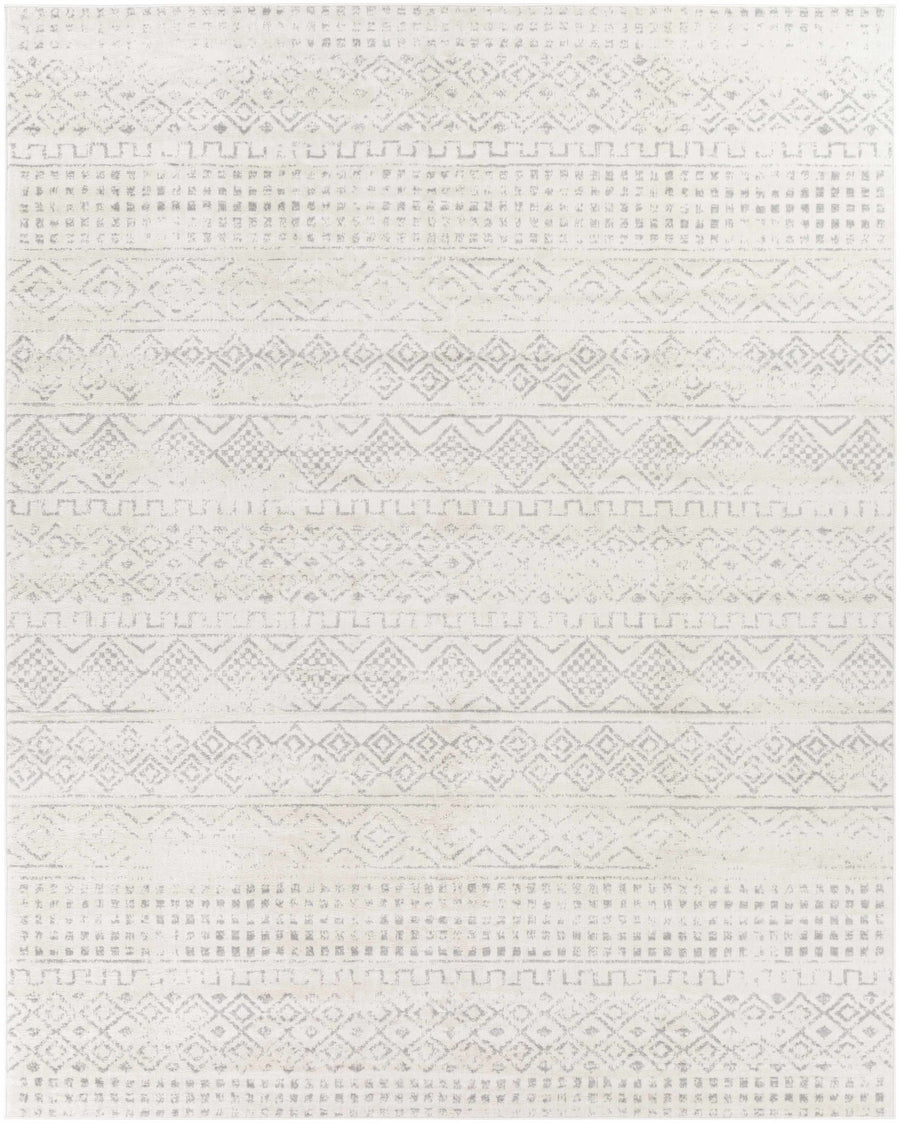 Yamanto Modern Style Ivory And Gray Area Rug - The Rug Decor