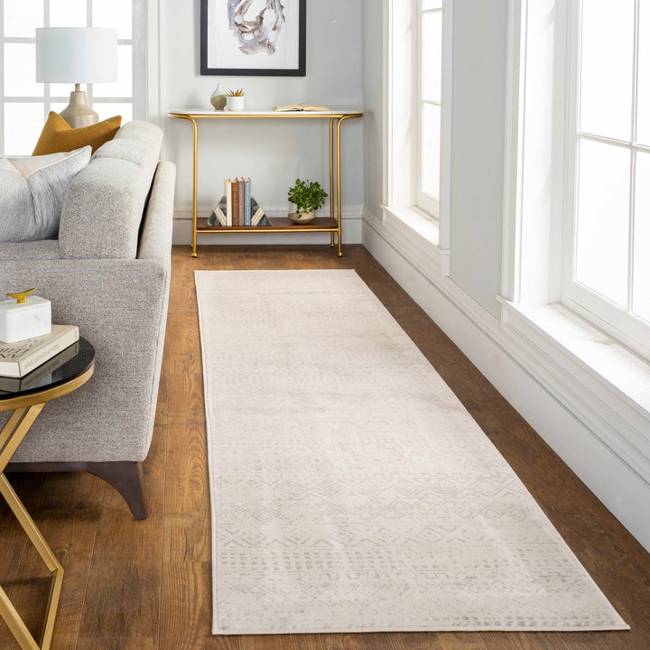 Yamanto Modern Style Ivory And Gray Area Rug