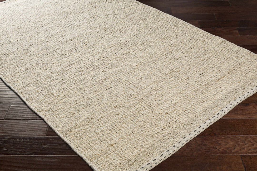 Yaniklar Transitional Design Beige Hand Woven Wool Rug - The Rug Decor