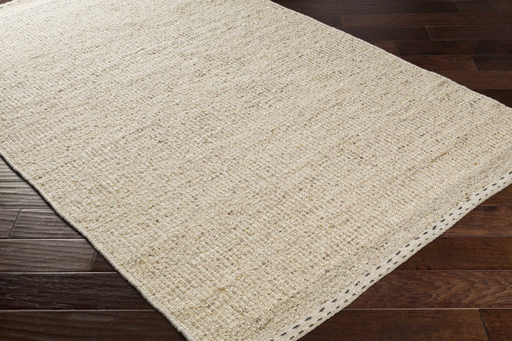 Yaniklar Transitional Design Beige Hand Woven Wool Rug - The Rug Decor