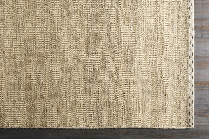 Yaniklar Transitional Design Beige Hand Woven Wool Rug - The Rug Decor