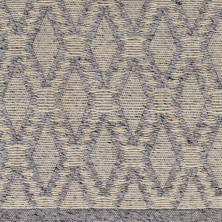 Yank Bohemian Design Gray Hand Woven Wool Rug - The Rug Decor