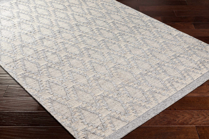 Yank Bohemian Design Gray Hand Woven Wool Rug - The Rug Decor