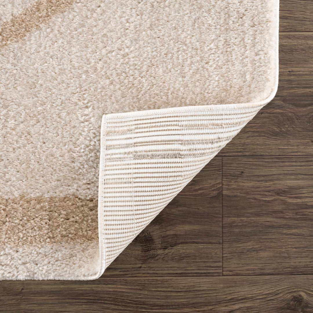 Yasuo Modern Geometrical Beige And Tan Rug - The Rug Decor