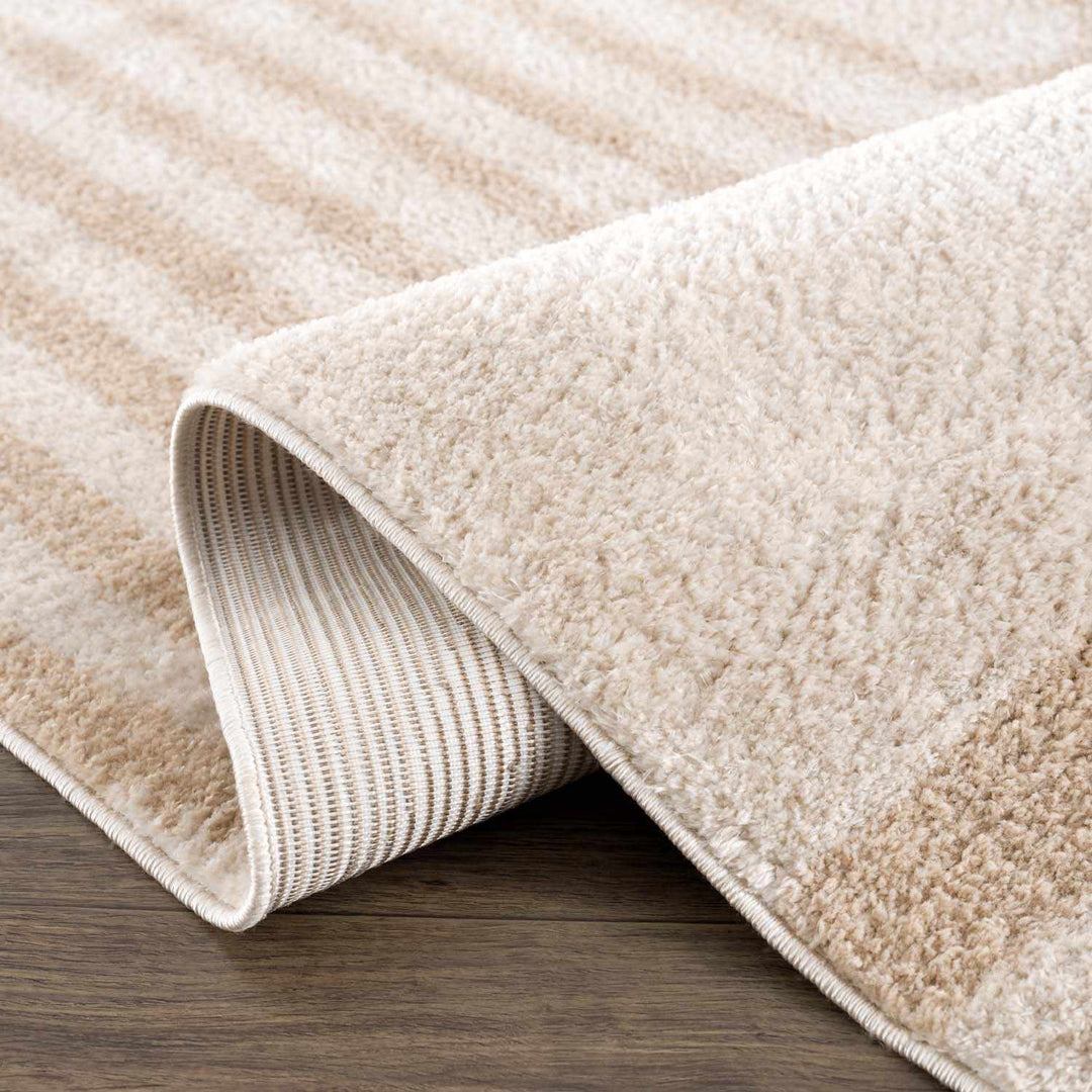 Yasuo Modern Geometrical Beige And Tan Rug - The Rug Decor