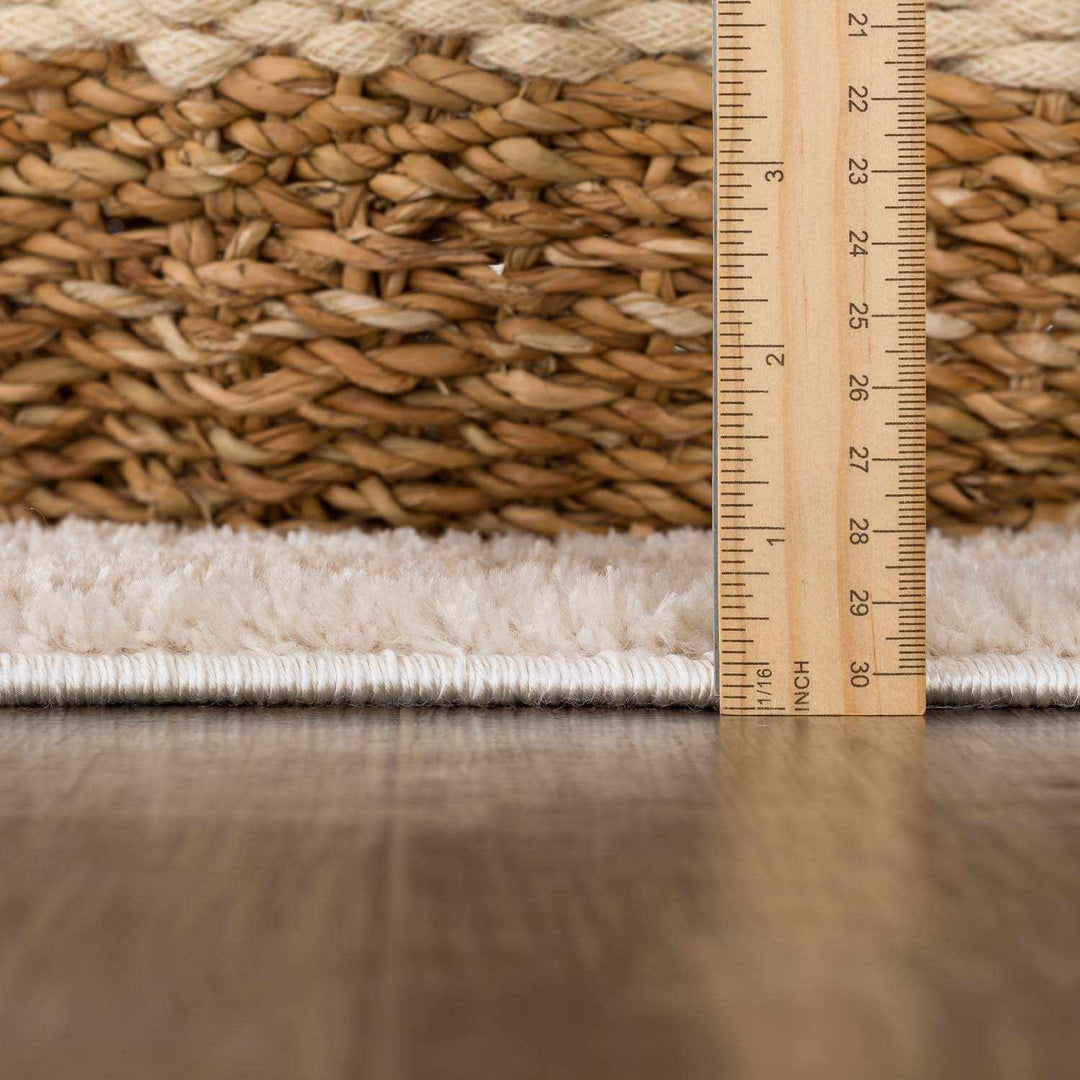 Yasuo Modern Geometrical Beige And Tan Rug - The Rug Decor