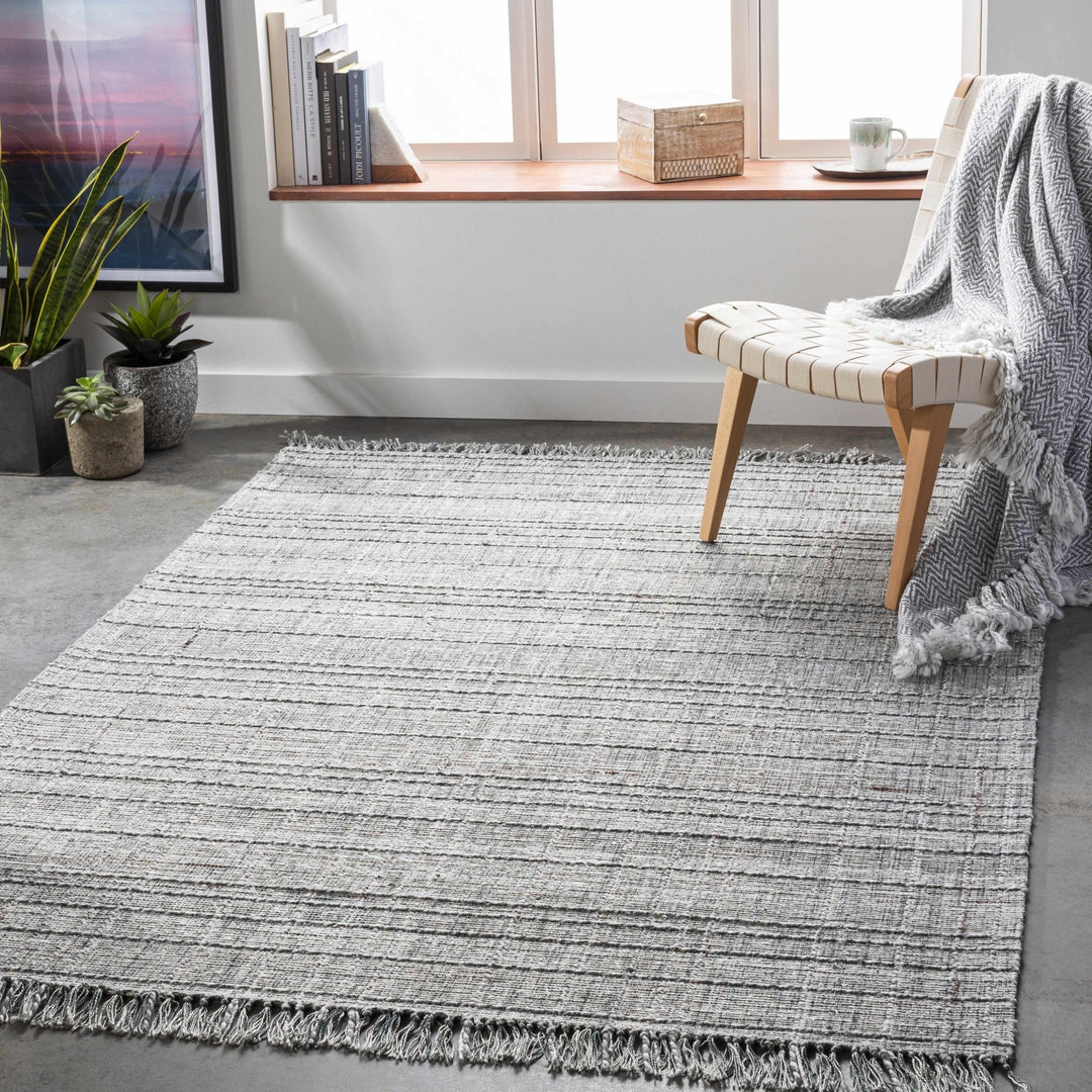 Yatala Modern Style Gray Hand Loom Area Rug - The Rug Decor