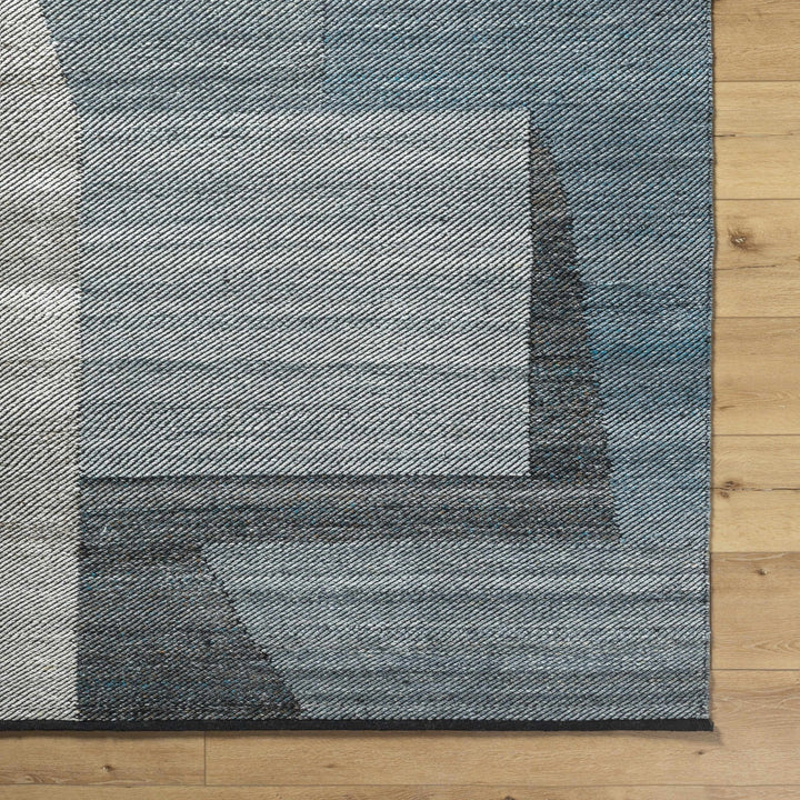 Yatin Modern Abstract Gray And Charcoal Area Rug - The Rug Decor