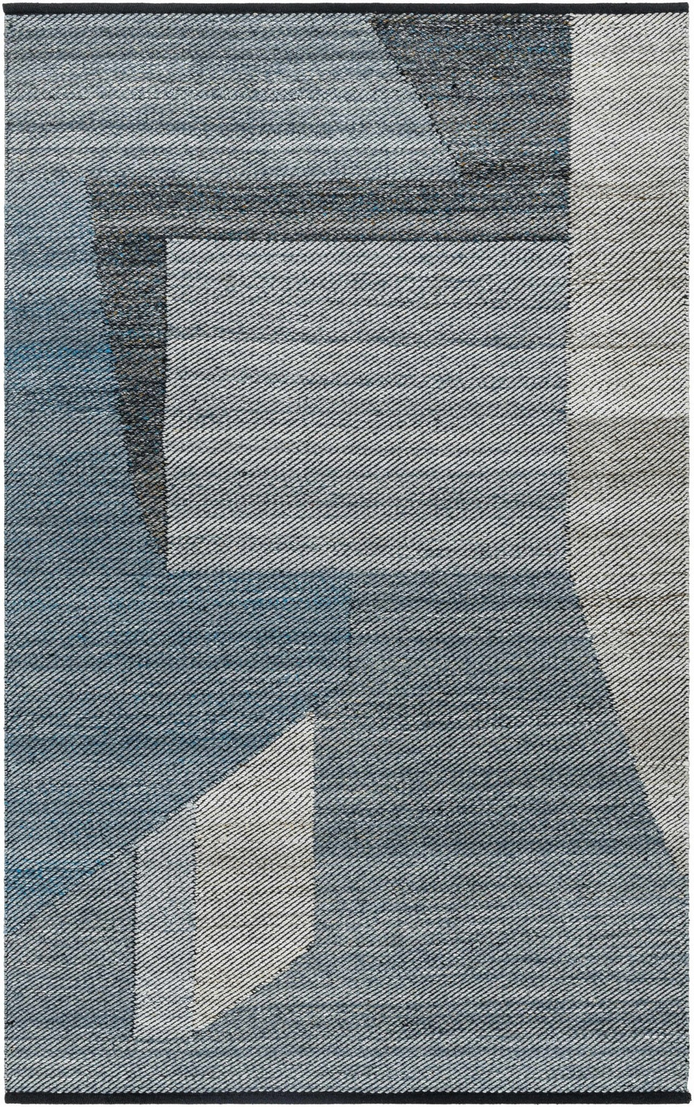 Yatin Modern Abstract Gray And Charcoal Area Rug - The Rug Decor