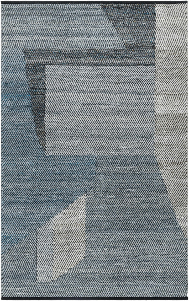 Yatin Modern Abstract Gray And Charcoal Area Rug - The Rug Decor