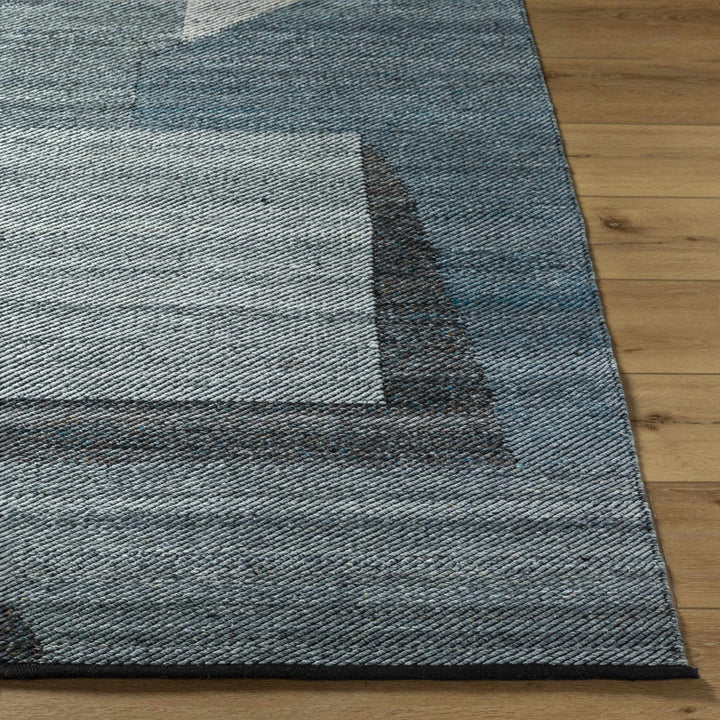 Yatin Modern Abstract Gray And Charcoal Area Rug - The Rug Decor