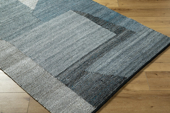 Yatin Modern Abstract Gray And Charcoal Area Rug - The Rug Decor