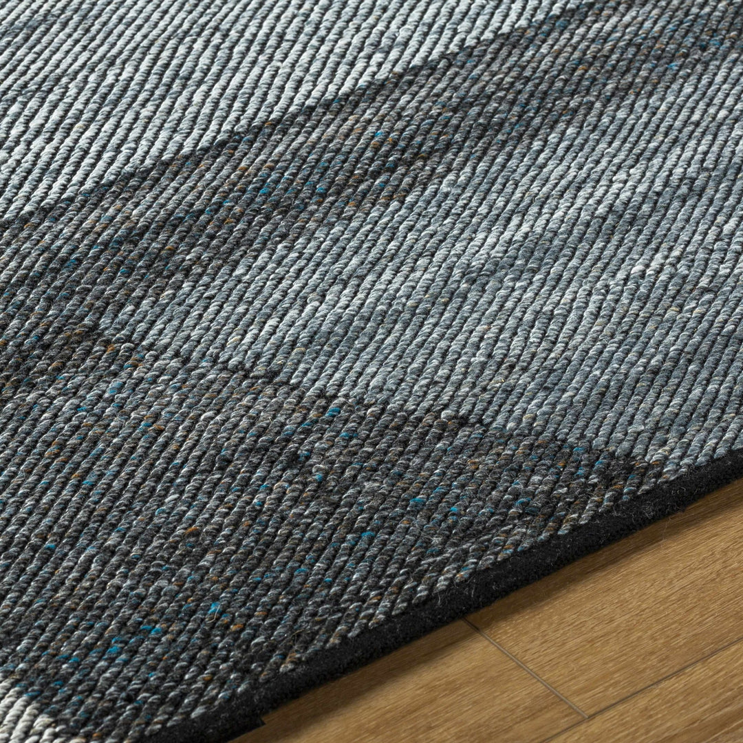 Yatin Modern Abstract Gray And Charcoal Area Rug - The Rug Decor