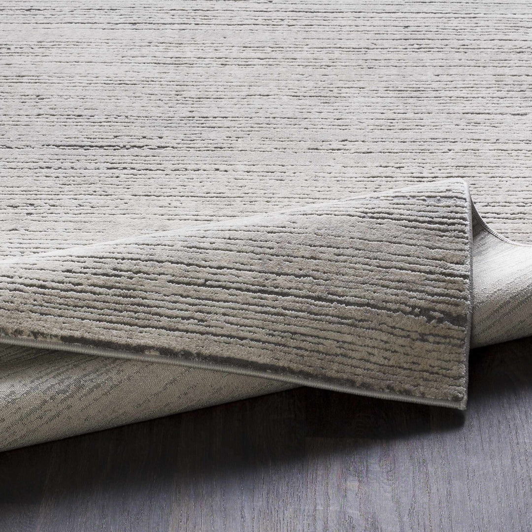 Yemassee Gray Modern Solid Design Area Rug - The Rug Decor