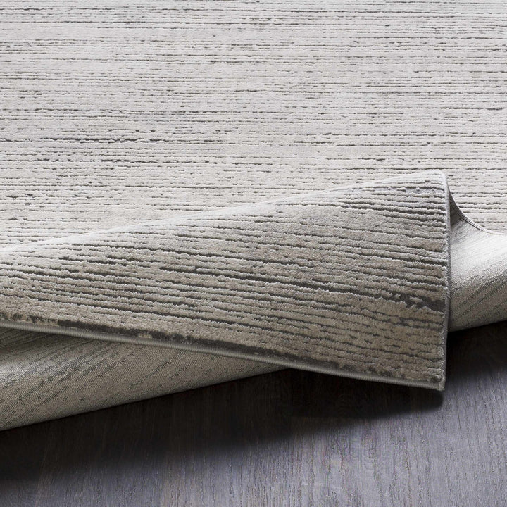 Yemassee Gray Modern Solid Design Area Rug - The Rug Decor
