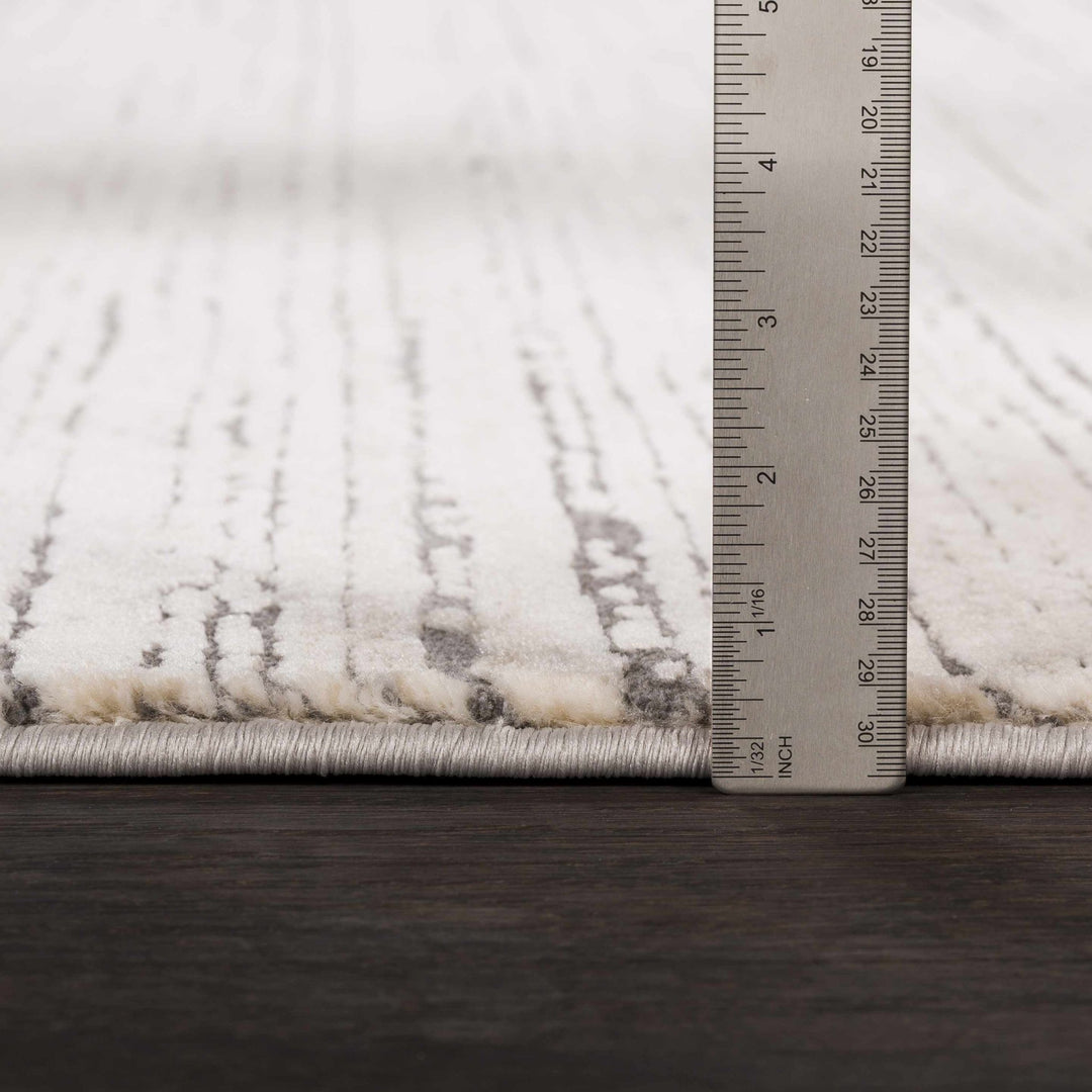 Yemassee Gray Modern Solid Design Area Rug - The Rug Decor