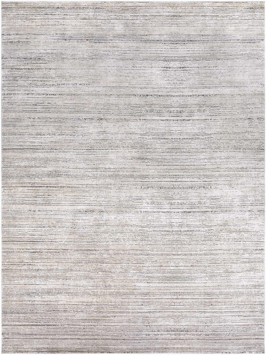 Yemassee Gray Modern Solid Design Area Rug - The Rug Decor