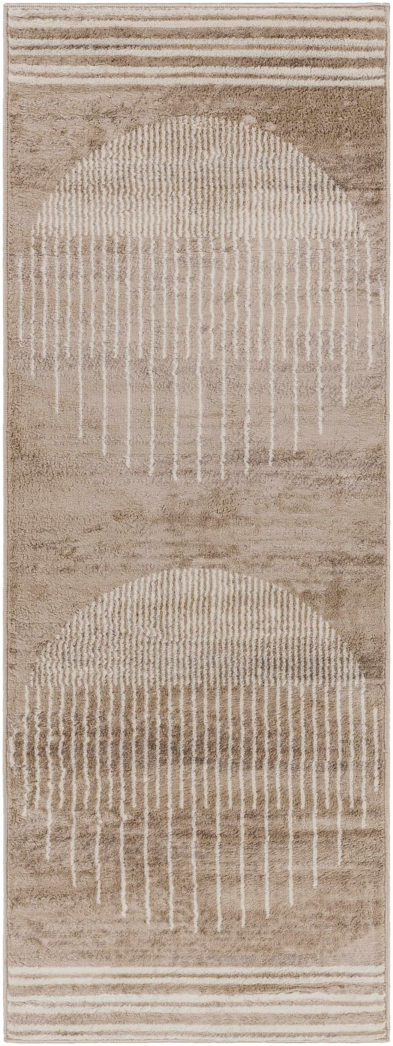 Yoad Beige Contemporary Style Area Rug - The Rug Decor
