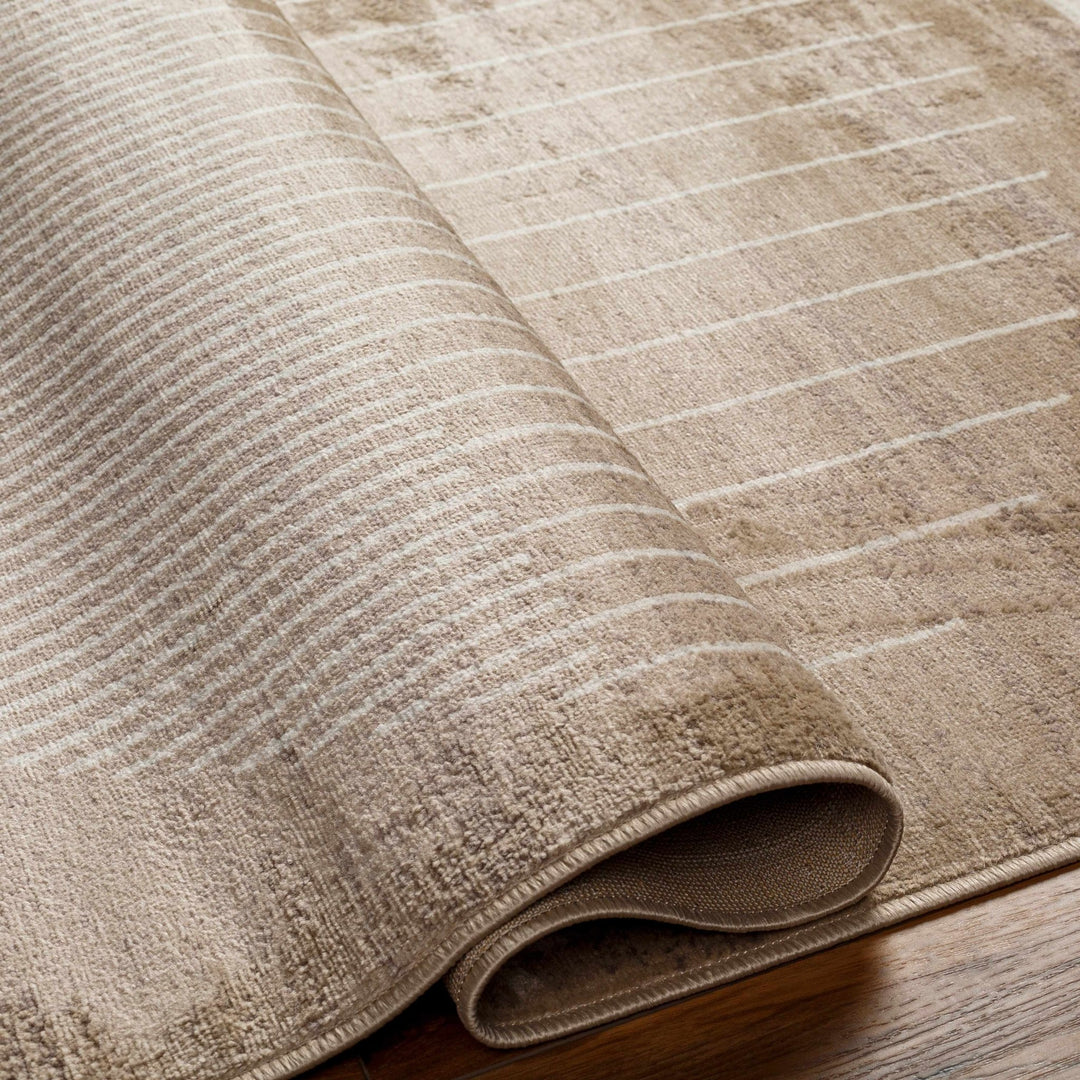 Yoad Beige Contemporary Style Area Rug - The Rug Decor