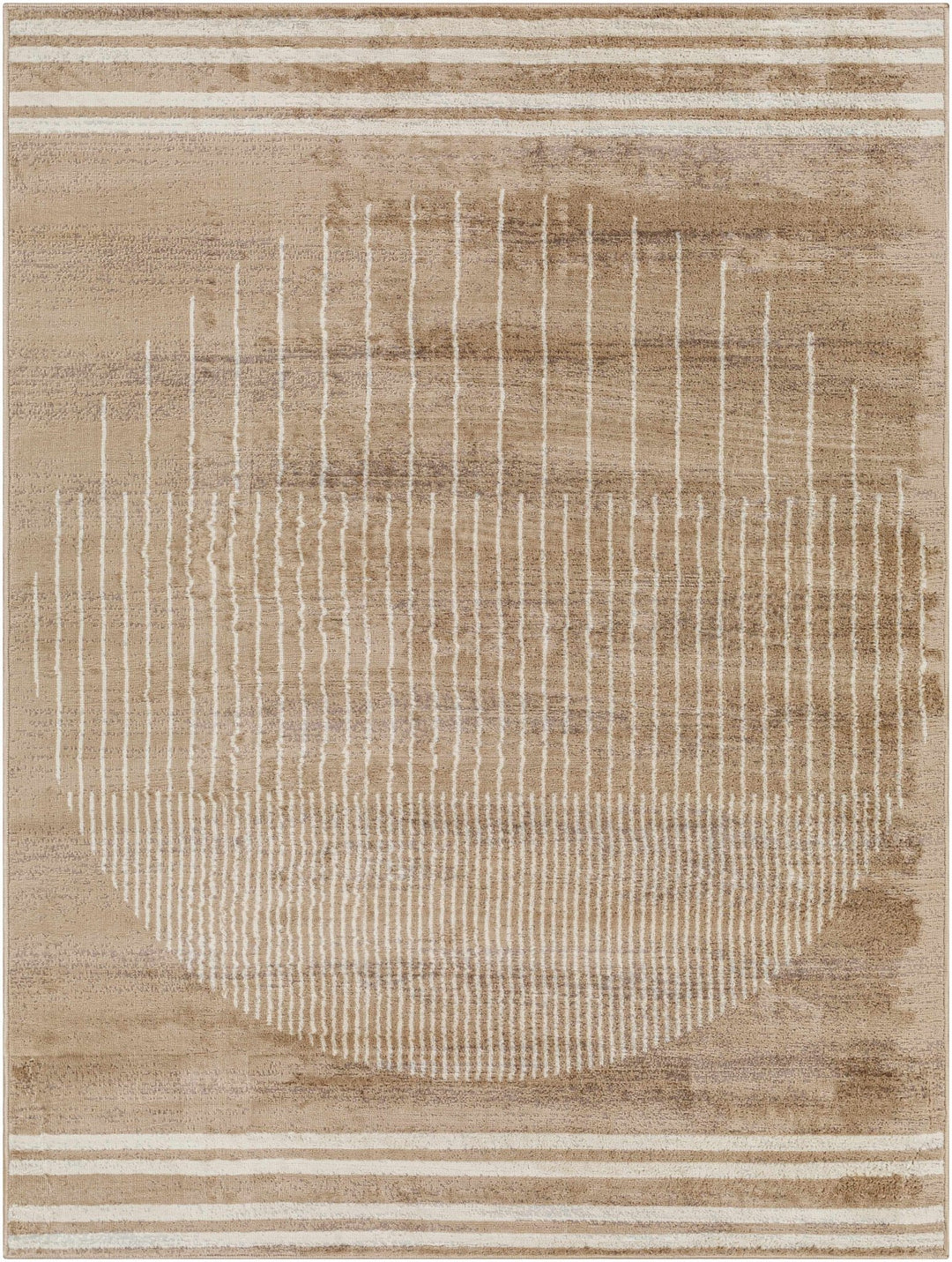 Yoad Beige Contemporary Style Area Rug - The Rug Decor