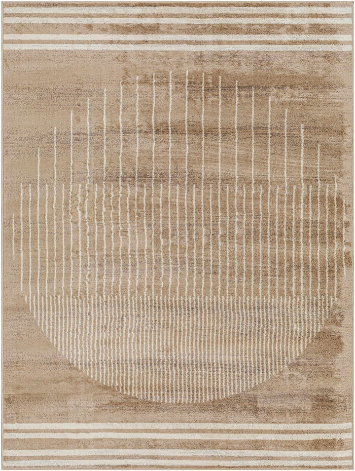 Yoad Beige Contemporary Style Area Rug - The Rug Decor