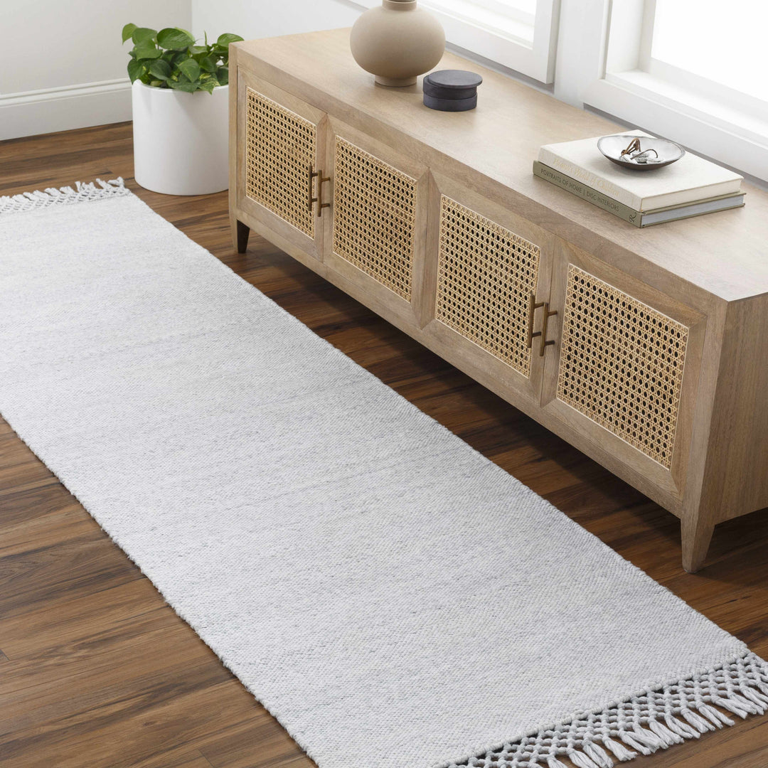 Yokine Gray Modern Style Hand Woven Area Rug