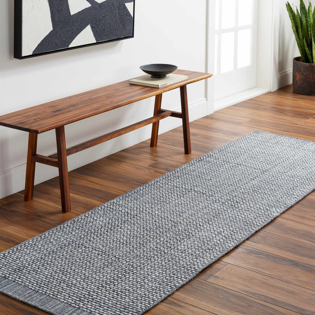 Yong Transitional Style Gray Hand Loom Area Rug - The Rug Decor
