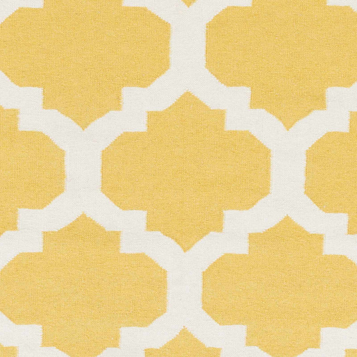 Youngtown Contemporary Mustard Hand Woven Wool Area Rug