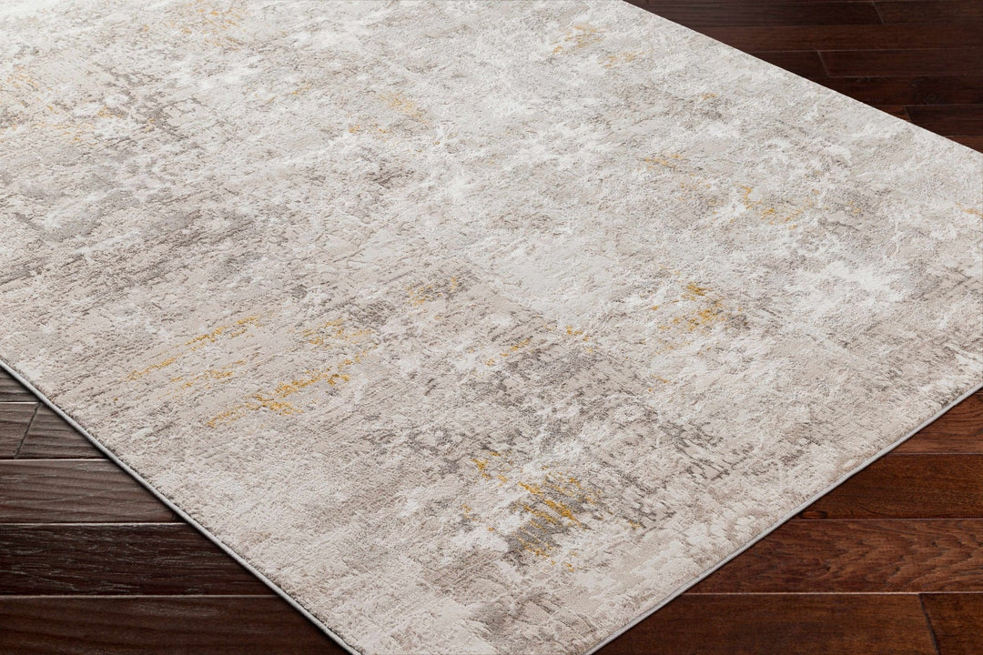 Yuji Contemporary Abstract Beige And Gray Area Rug - The Rug Decor