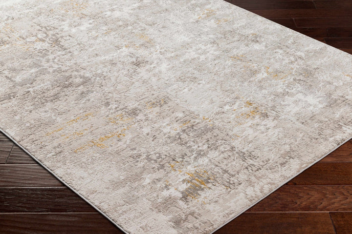 Yuji Contemporary Abstract Beige And Gray Area Rug - The Rug Decor