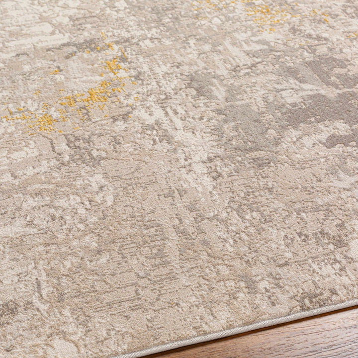 Yuji Contemporary Abstract Beige And Gray Area Rug - The Rug Decor