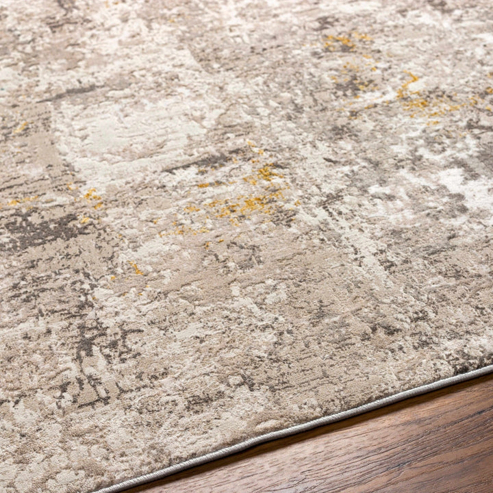 Yuji Contemporary Abstract Beige And Gray Area Rug - The Rug Decor