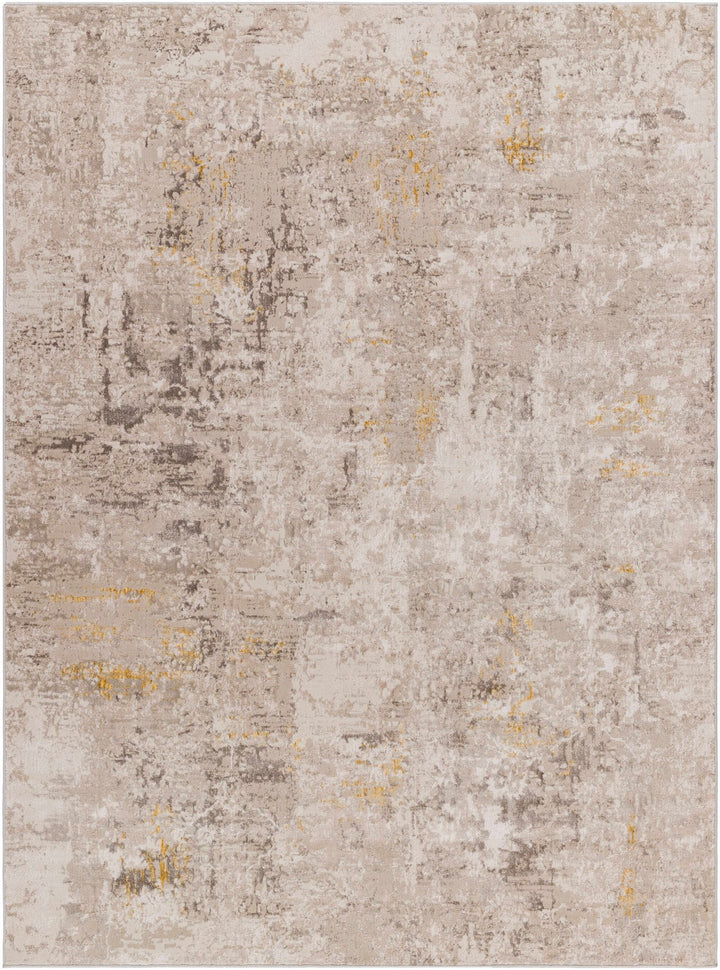 Yuji Contemporary Abstract Beige And Gray Area Rug - The Rug Decor