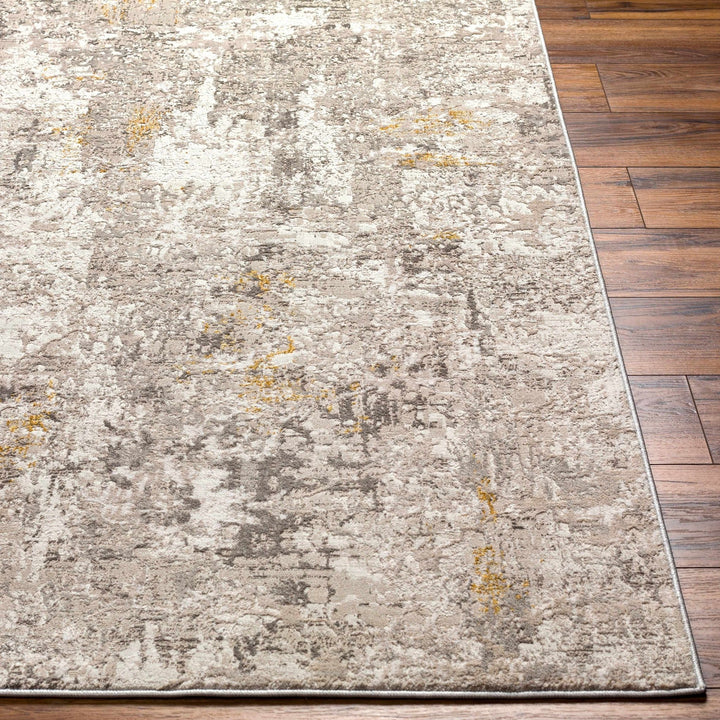 Yuji Contemporary Abstract Beige And Gray Area Rug - The Rug Decor
