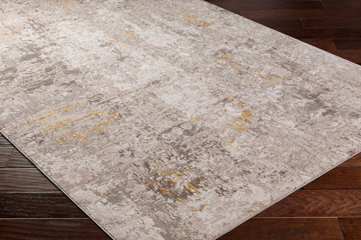 Yuji Contemporary Abstract Beige And Gray Area Rug - The Rug Decor