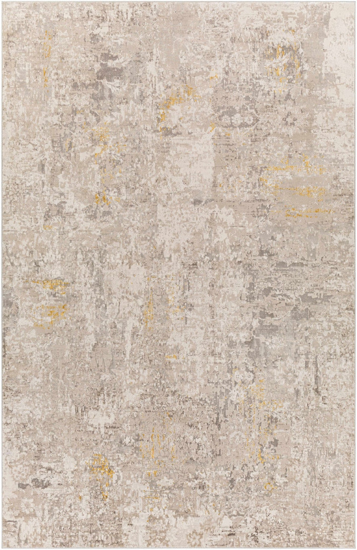 Yuji Contemporary Abstract Beige And Gray Area Rug - The Rug Decor