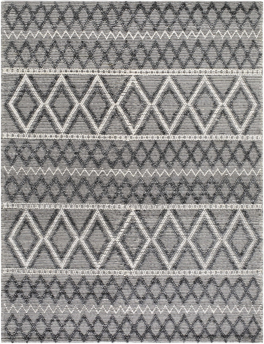 Yuka Contemporary Geometrical Gray Rug - The Rug Decor