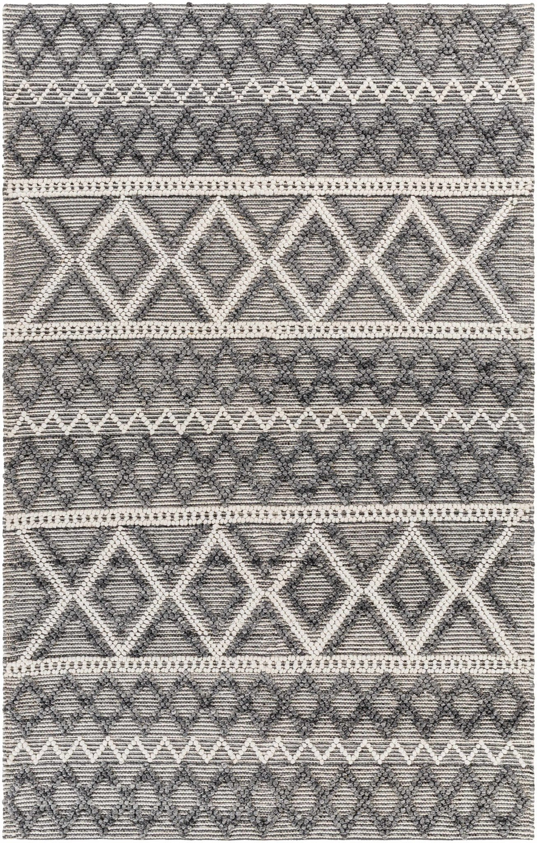 Yuka Contemporary Geometrical Gray Rug - The Rug Decor