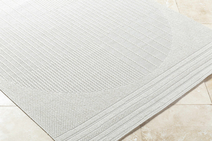 Yuley Modern Style Ivory Outdoor Area Rug - The Rug Decor