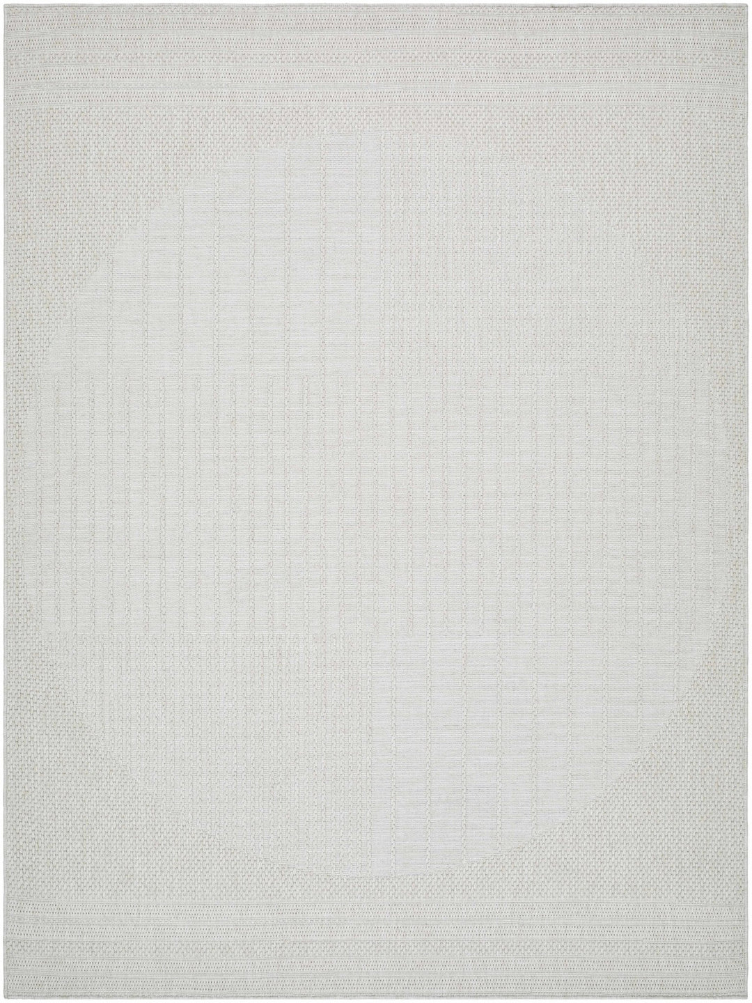 Yuley Modern Style Ivory Outdoor Area Rug - The Rug Decor