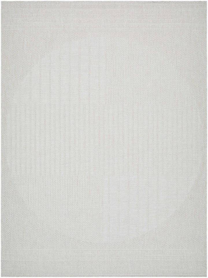 Yuley Modern Style Ivory Outdoor Area Rug - The Rug Decor