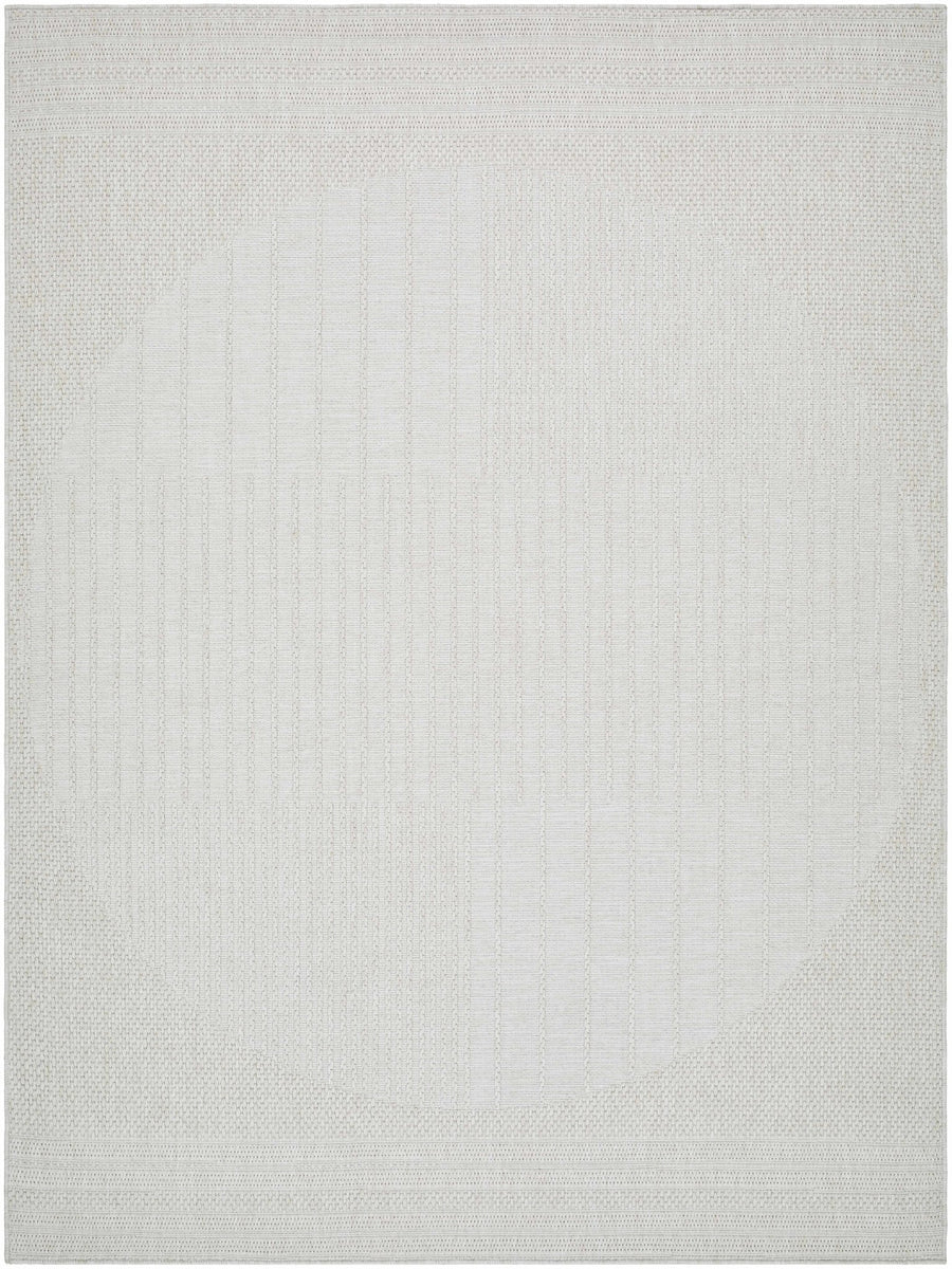 Yuley Modern Style Ivory Outdoor Area Rug - The Rug Decor