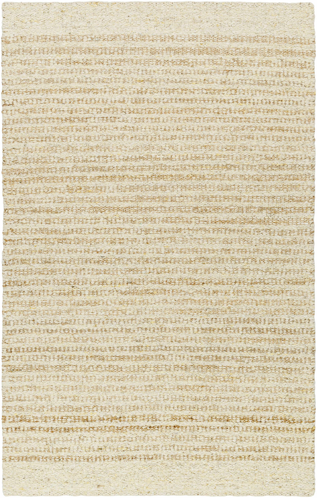 Yaron Contemporary Style Beige Hand Woven Area Rug